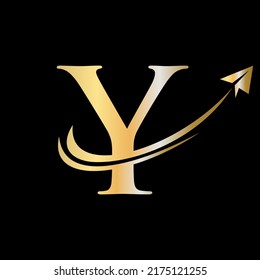 Letter Y Travel Logo Vector Template. Initial Travel Logo on Letter Y Symbol Concept