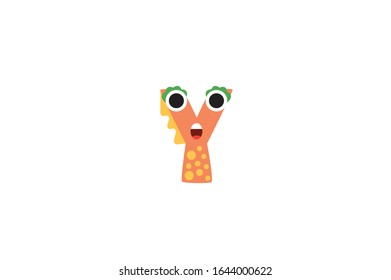 Ilustración de icono vectorial de letra Y