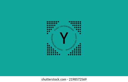 Letter Y vector logo. Technology, monogram, business, corporate company, modern and iconic geometric logo design.