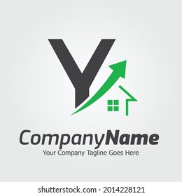Letter Y vector logo template, Colorful Letter Y logo, Real Estate, Building and Construction Logo Design Template Vector Icon