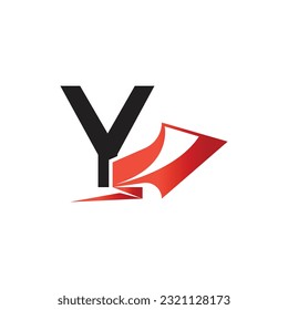 Letter Y vector logo template, Colorful Letter Y logo, Financial Company Logo, Financial Institute Advisors Logo Design Template Vector Icon