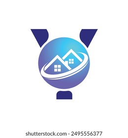 
Letter Y vector logo template, Colorful Letter Y logo, Real Estate, Building and Construction Logo Design Template Vector Icon
