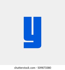 Letter Y vector, logo. Useful as branding symbol, corporate identity, alphabet element, app icon, clip art and illustration.