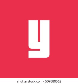 Letter Y vector, logo. Useful as branding symbol, corporate identity, alphabet element, app icon, clip art and illustration.