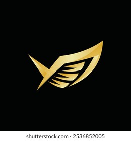 Letter Y Wing Luxury Modern Simple Icon Business Creative Logo