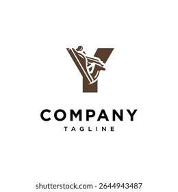 Letter Y Wood Planer Logo Icon Vector