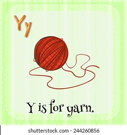 A letter Y for yarn