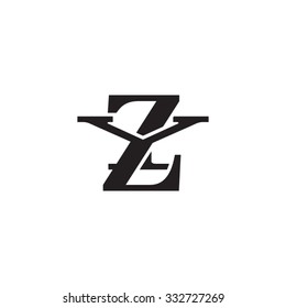 letter Y and Z monogram logo