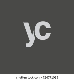 Letter YC logo element design