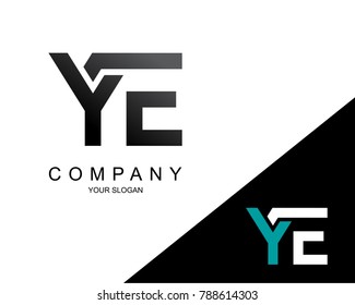 Letter YE Logo Icon Design Template Element