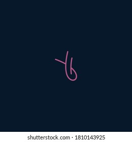 Letter YF Abstract logo icon template design in Vector illustration
