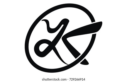 Letter YK Modern