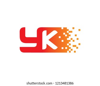 Letter YK Template Design Vector, Emblem, Concept Design, Creative Symbol, Icon