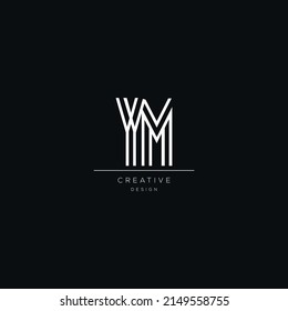 Letter YM logo icon design template elements