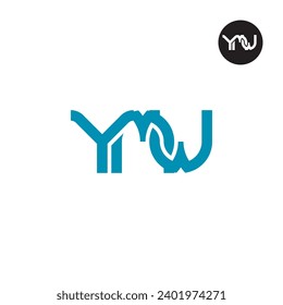 Letter YMW Monogram Logo Design