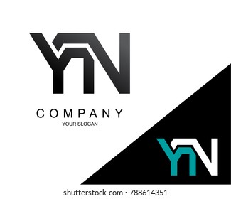 Letter YN Logo Icon Design Template Element