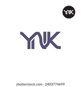 Letter YNK Monogram Logo Design