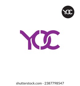 Letter YOC Monogram Logo Design
