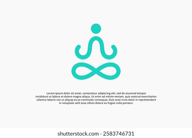 letter a yoga and meditation logo