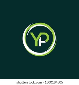 Letter YP Circle Creative Business Logo