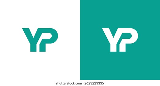 Letter YP Logo Design Vector