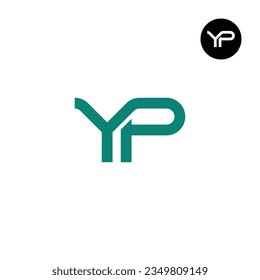 Letter YP Monogram Logo Design