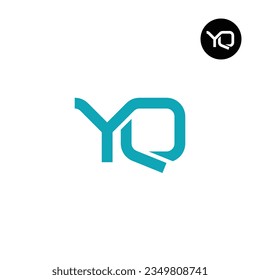 Diseño de logotipo de monograma YQ