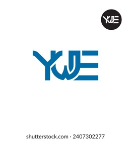 Letter YWE Monogram Logo Design