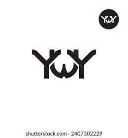 Letter YWY Monogram Logo Design