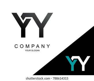 Letter YY Logo Icon Design Template Element