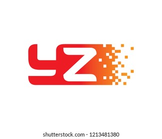 Letter YZ Template Design Vector, Emblem, Concept Design, Creative Symbol, Icon
