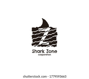 Letter Z Abstract Logo. Sport Icon Logo created with Shark fin shape and alphabet design