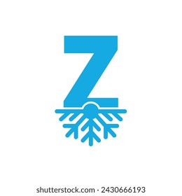 Letter Z Air Conditioner logo Design Vector Icon Graphic Emblem Illustration