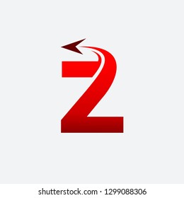 Letter Z Airplane vector