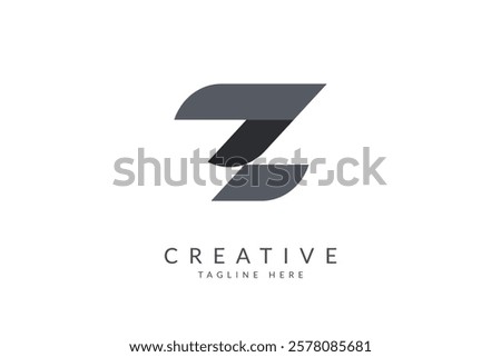 Letter Z arrow logo design