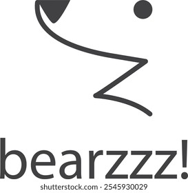 Letra z bear logo design