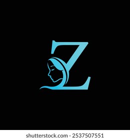 Letter Z beauty logo design, Z spa logo desigin template