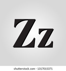 letter Z black