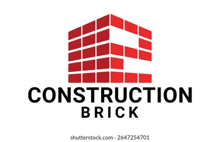 Letter Z brick logo design vector template