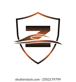 Letter Z Car Auto Simplicity Business Creative Design Template Logo