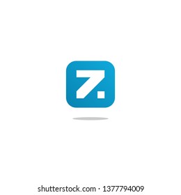Letter Z combine up arrow Logo