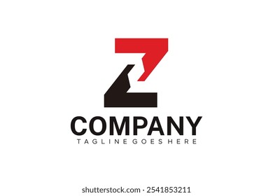 Letter Z company logo design vector