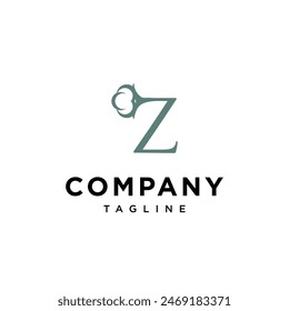 Letter Z cotton logo icon vector template.eps