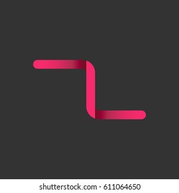 Letter Z design typographic. unique and simple design