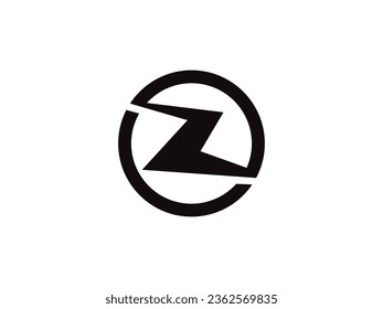 Elementos de la plantilla de diseño de iconos del logotipo del dígito Z 2