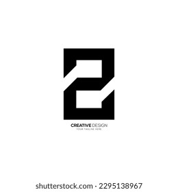 Digitale Letter Z-Form Modernes, einzigartiges Monogramm-einfaches Logo