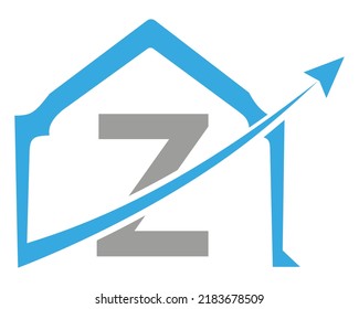 Letter Z door shape logo icon vector template 