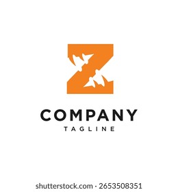 Letter Z Drill Logo Icon Vector