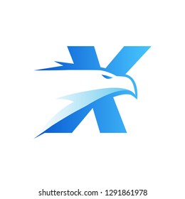 Letter Z Eagle Head Logo
