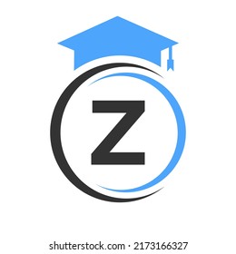 Letter Z Education Logo Template. Education Logotype Concept With Alphabet Z Vector Element